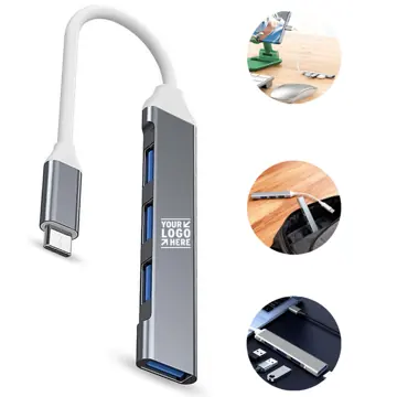 Compact Multi-Port USB-C Hub