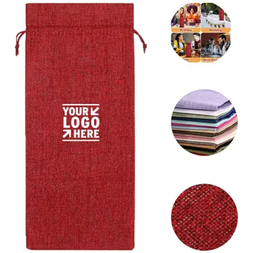 Eco-Friendly Jute Bottle Gift Pouch