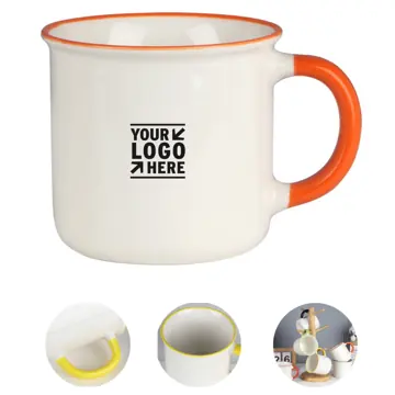 Vibrant Rim Ceramic Beverage Mug