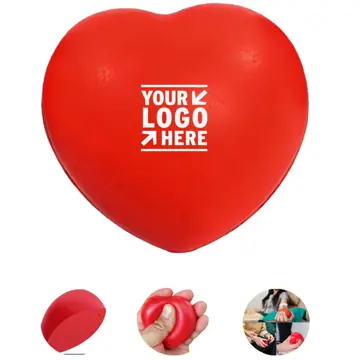 Heart-Shaped Stress Relief Foam Balls