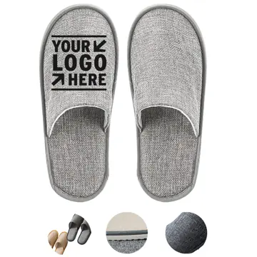 Eco-Friendly Linen Disposable Slippers