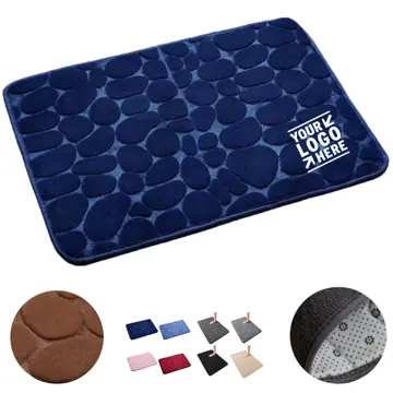 Cozy Pebble Fleece Floor Mat