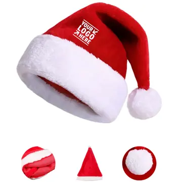 Festive Fleece Santa Hat