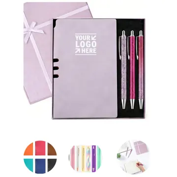 Premium Leather Journal Gift Set with Pen