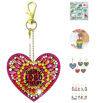 Sparkling Gemstone Keychain Kit