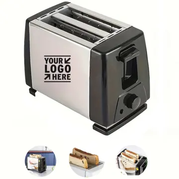 Elegant Dual-Slot Stainless Steel Toaster
