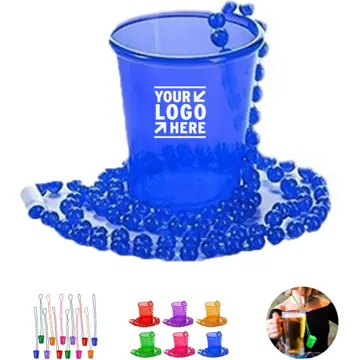 Beaded Shot Glass Necklace