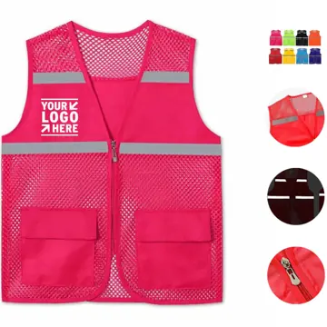 High-Visibility Safety Vest with Storage