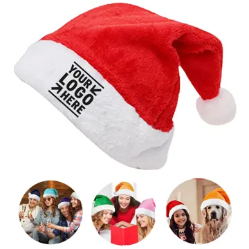 Festive Plush Holiday Cap