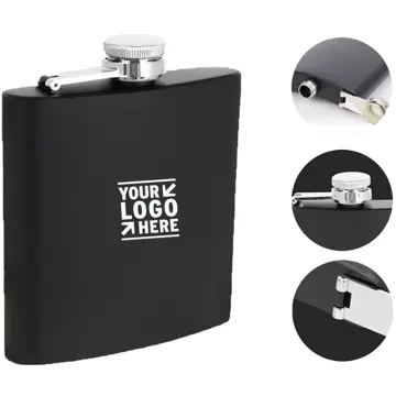 Compact Outdoor Stainless Steel Wine Flask