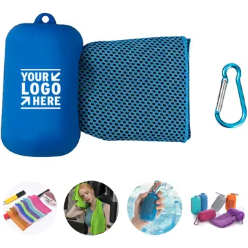 Active Cooling Towel with Key Attachment