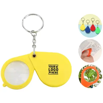 Compact Foldable Magnifying Keychain