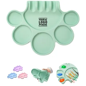 Kids' Art Palette with Brush Organizer