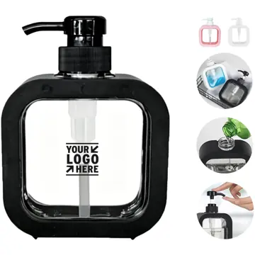 Clear Refillable Dispenser Bottle