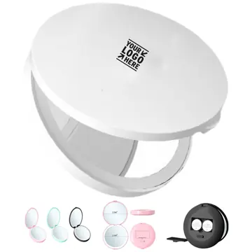 Dual-Sided Illuminated Travel Beauty Mirror