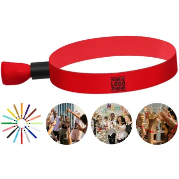 Eco-Friendly Solid-Color Event Wristband