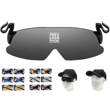Outdoor Clip-On Polarized Adjustable Sunglass Lenses