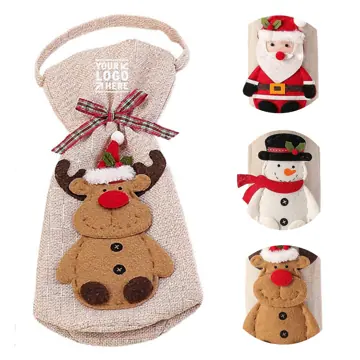 Festive Wine Bottle Gift Pouch