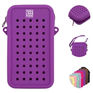 Ventilated Silicone Crossbody Pouch