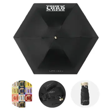 Compact All-Season Sun & Rain Umbrella