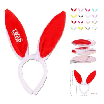 Festive Bunny Ear Headband