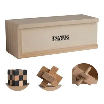 Classic Wooden Puzzle Box Collection