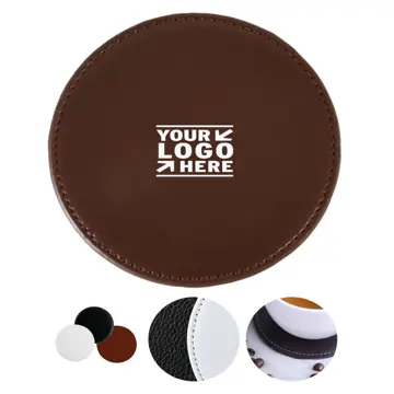 Elegant Synthetic Leather Coaster