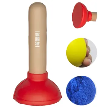 Plunger Stress Relief Squeeze Toy
