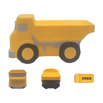 Yellow Foam Stress Reliever Truck
