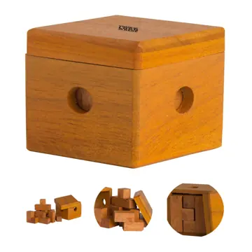 Eco-Friendly Wooden Puzzle Box