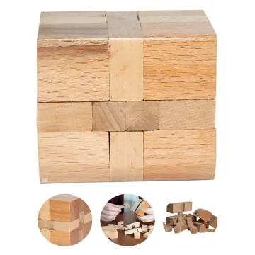 Geometric Wooden Brain Teaser
