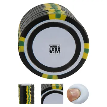 Casino Chip Stack Stress Reliever