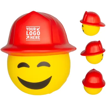 Firefighter Emoji Stress Relief Squishy